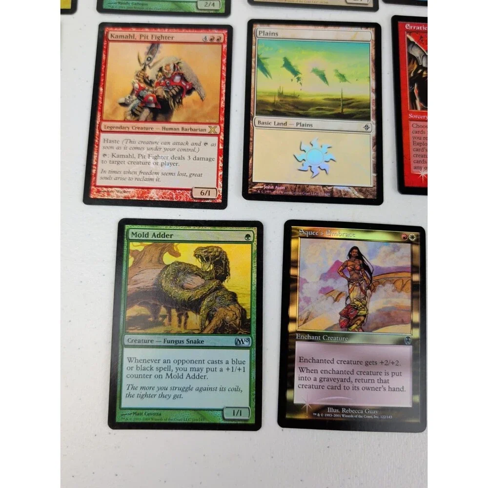 Magic: The Gathering MTG Foil Card Lot 17 Cards Mixed Sets Zendikar M10 Invasion